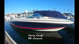 ChrisCraft 25 Launch Tour Boat for Sale by South Mountain Yachts [upl. by Teria]