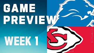 Detroit Lions vs Kansas City Chiefs  2023 Week 1 Game Preview [upl. by Carlee]