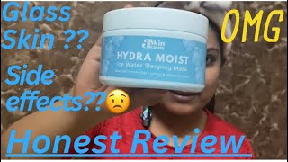 Hydra moist sleeping mask  Korean Skin Care  Glass skin  Honest Review [upl. by Cobby]