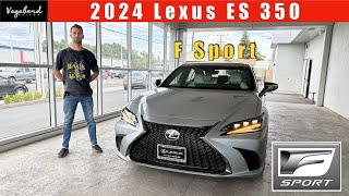 The slightly redesigned F Sport 2024 Lexus ES 350 [upl. by Annua241]