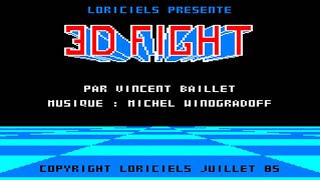 Amstrad CPC 3D Fight  Longplay [upl. by Lehcnom673]