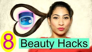 8 Magical BEAUTY HACKS Using Vaseline  Must Know  Anaysa [upl. by Nylaj]