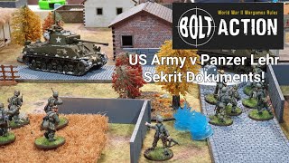 Bolt Action V2 Battle Report  Capture the Sekrit Dokuments  Germany v USA [upl. by Lien597]