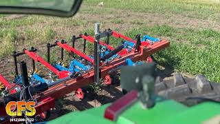 Cultivator Camera Guidance System  How To Set Up The Camera Guided Cultivator Hitch [upl. by Dorree]