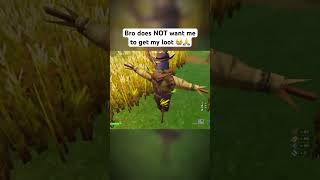 The scarecrow is SELLING my game 😭💀 fortnite fortnitefunny fortniteclips [upl. by Ahsihat]