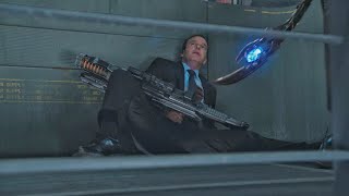 Loki kills Phil Coulson in hindi  Phil Coulson attacks Loki with destroyer  HD  Avengers 2012 [upl. by Naihs67]