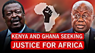 Ghana and Kenya calls for AFRICA UNITED front on SLAVERY reparations [upl. by Idnek]