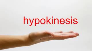 How to Pronounce hypokinesis  American English [upl. by Gaeta]