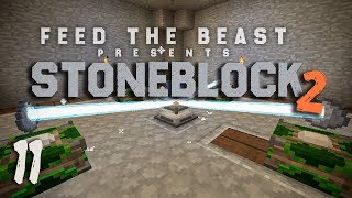 StoneBlock 2 Modpack Ep 11 AE2 Storage Bus  Empowerer Setup [upl. by Moffitt]