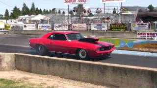 69 Pro Street Camaro 8 sec pass 2 [upl. by Kellsie605]