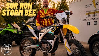 SUR RON  Storm Bee R  Road  TEST amp REVIEW  Street Legal Electric Motorcycle [upl. by Nosyk]