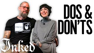 All You Need To Know About Blackout Tattoos w Michela amp Jason  Dos and Donts [upl. by Veedis]