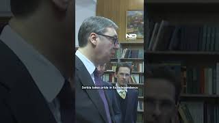 Serbia is not a Russian protectorate says president Vucic [upl. by Gena]