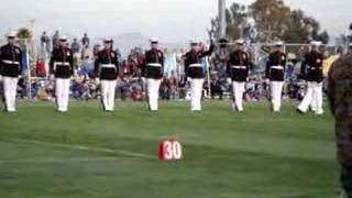 USMC Silent Drill Platoon 1 Mistake plus recovery [upl. by Woodman]