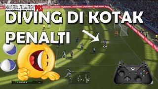 TRIK MELAKUKAN DIVING AGAR BISA MENDAPATKAN PENALTI JIKA BERUNTUNG  PES 2018 [upl. by Edan]