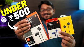 BEST Earphone Under ₹500 ⚡ JBL C50HI vs RealMe Buds 2 Neo vs Xiaomi Earphones vs Redmi Earphones [upl. by Ovid449]