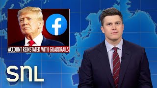 Weekend Update Trumps Facebook Reinstated George Santos Admits to Dressing in Drag  SNL [upl. by Rafi]