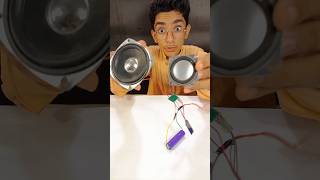 Making a Bluetooth Speaker at home🔊 bluetooth speaker dj experiment shorts diy experiment [upl. by Havard]