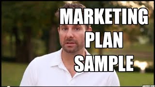 Marketing Plan Sample  5 Simple Steps to Market Any Business [upl. by Nyrad87]