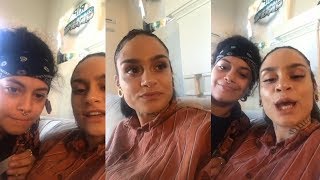 Kehlani  Instagram Live Stream  23 November 2017 w Girlfriend Shaina [upl. by Anhoj]