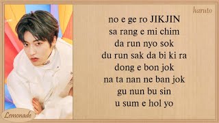 TREASURE JIKJIN Easy Lyrics [upl. by Htevi194]