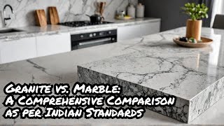 Granite vs Marble A Comprehensive Comparison as per Indian Standards [upl. by Hillell]