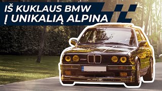 IŠ KUKLAUS BMW E30 Į UNIKALIĄ ALPINA 💣išskirtinės apdailos ir dėmesys detalėms 🤯 [upl. by Berkie]