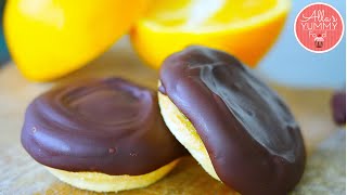 Jaffa Cake Recipe  Шоколадноапельсиновое печенье [upl. by Attolrahc585]