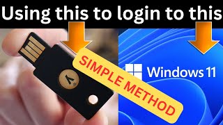 How To Login To Windows With A Yubikey  Simple Method [upl. by Fabe]