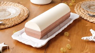 Bûche de Noël 3 chocolats [upl. by Ynnus]