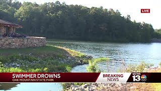 Swimmer drowns at Oak Mountain State Park Body recovered by dive team [upl. by Giltzow]