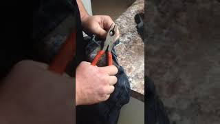 DIY how to remove rivets from jeans [upl. by Htebasile]