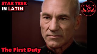 Picard Speaks Latin  Star Trek Dub quotThe First Dutyquot Speech [upl. by Ttemme]