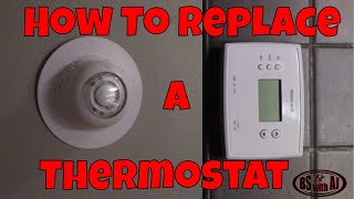 How To Replace Your old thermostat [upl. by Enahsed]