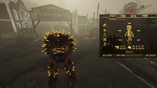 Fallout 76 Bloodied Tesla Unarmed X01 Power Armor [upl. by Nazus]