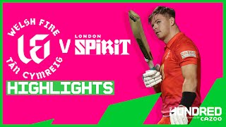 Phillips Provides a Masterclass  Welsh Fire vs London Spirit  Highlights  The Hundred 2021 [upl. by Baugh]