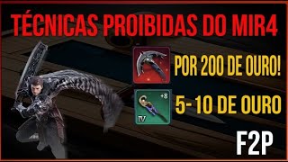 MIR4  Técnicas PROIBIDAS do MIR4 200 de Ouro ITEM ÉPICO CODEX 8 POR 510 DE OURO [upl. by Adnamal935]