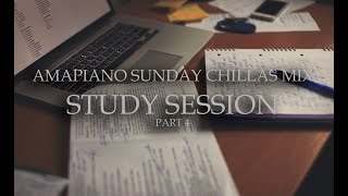 Amapiano Sunday Chillas Mix 19 quotSTUDY SESSION part 4quot [upl. by Hpesojnhoj]