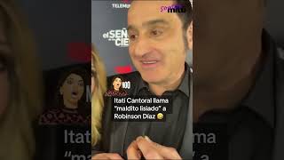 El nuevo quotmaldito lisiadoquot 💀🤣 shorts robinsondiaz itatícantoral elseñordeloscielos9 telemundo [upl. by Seaddon]