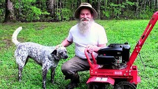 Tilling and Cultivating a Garden – How to Use a Front Tine Tiller [upl. by Nealey968]