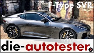 Jaguar FType SVR Coupé 2017  Test amp Fahrbericht mit der großen Raubkatze  Auto  Deutsch [upl. by Rourke]