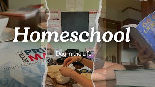 Homeschool Day in the Life  Elementary High School [upl. by Arammahs958]