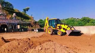 JCB 3DX machine Mata ji ka mandir per chalti Hui video stand ll [upl. by Flight275]