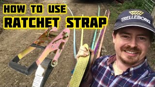 How to use a Ratchet Strap [upl. by Aihsilat]