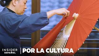 Cómo este artesano japonés crea paraguas wagasa  Por la cultura  Insider Español [upl. by Ocnarfnaig]