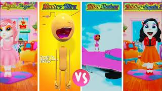 Ultra Masha Vs Montero Song Vs Talking Angela 2  Who is best 🤣 Mega Battle Part 9 [upl. by Elyac]