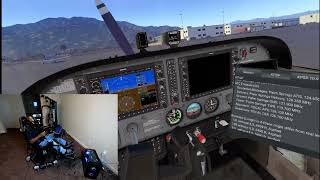 XPlane 11 VR  Airfoillabs Cessna 172 NG Digital  IFR flight from KPSP to KLGB [upl. by Bayer]