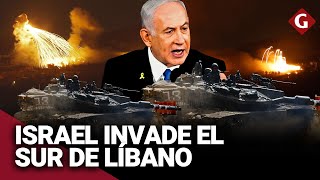 ISRAEL inicia quotIncursiones terrestresquot en el sur de Líbano  Gestión [upl. by Delamare225]