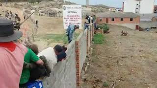 Encierros Cuéllar 2017 Zona Embudo lunes 28 agosto 2017 [upl. by Yseult]