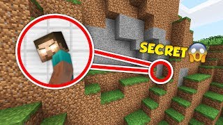 JAI TROUVÉ LA BASE SECRÈTE DHEROBRINE SUR MINECRAFT 😱  1 [upl. by Stolzer]